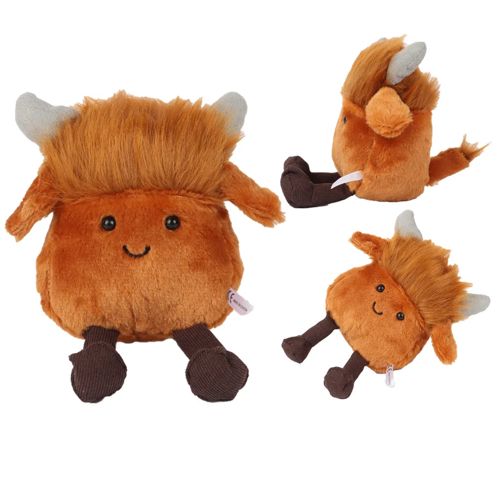 Kawaii Cattle Plush Toys Adorable Calf Dolls Heavy Duty Stuffed Plush Toys Super Soft Calf Girls' Children's Christmas Gift Toy Kawaii Cattle Plush Toys Adorable Calf Dolls Heavy Duty Stuffed Plush Toys Super Soft Calf Girls' Children's Christmas Gift Toy